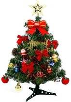 Cboom® - Kerstboom 45 cm – Incl. versiering – Kerstdecoratie – Decor- X-mas versiering