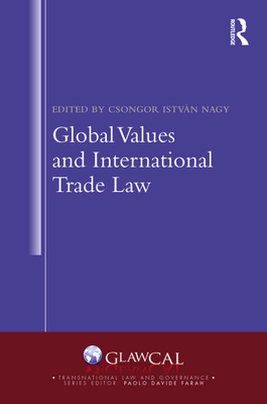 Transnational Law and Governance - Global Values and Interna ... - cover