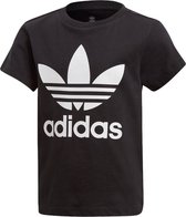 adidas Originals Trefoil Tee T-shirt Kinderen Zwart 6/7 jaar