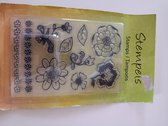 Stempel met bloemen