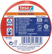 Tesa elektrische isolatietape 19mm x 25m - rood