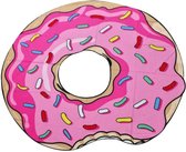 Strandlaken - Donut - badlaken handdoek - roze- 150 cm