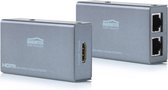 Marmitek MegaView 60 HDMI Extender (verlenging) via netwerkkabel RJ45 - AV-Zender & Ontvanger - AV Transmitter - Grijs