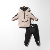Joggingpak trainingspak  vrijetijdspak genderneutraal fleece gevoerd
