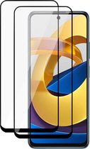 Geschikt voor Xiaomi Poco M4 Pro Screenprotector Glas - Geschikt voor Xiaomi Poco M4 Pro Screen Protector Full Cover Gehard Glas - 2 Stuks