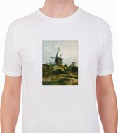Windmolens op Montmartre van Vincent van Gogh T-Shirt