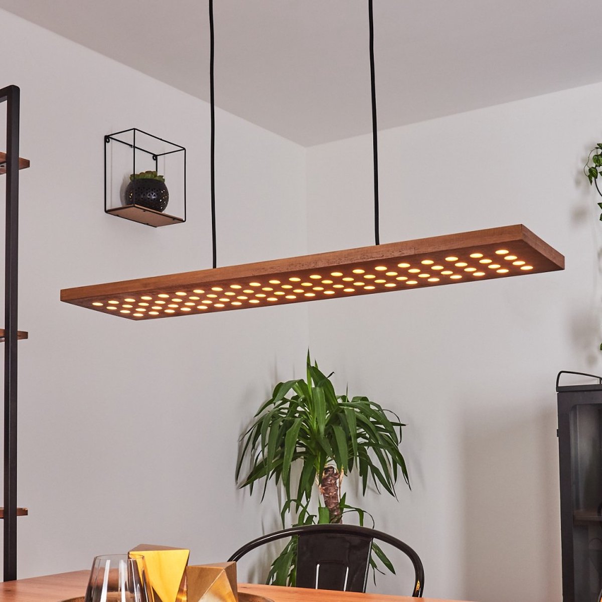 Belanian.nl - Industrieel, modern, retro hanglamp LED zwart, 1-lamps,, vintge Scandinavisch Boho-stijl E27 fitting Led Hanglamp voor Studeerkamer, eetkamer, keuken, slaapkamer, woonkamer