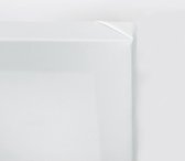 Trend24 - Canvas Schilderij - Witte Orchideeënbloemen - Schilderijen - Oosters - 60x40x2 cm - Grijs