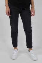 Dames Slim Fit Jeans Black Mom Ripped