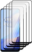 Screenprotector geschikt voor Oppo A16 / A16s - Glas Full Screen Protector - 4 Stuks