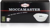 Papier filtre panier Moccamaster (4-12 tasses) - 100 pièces