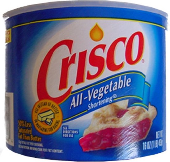 Crisco plantaardig vet - voor fondant, marsepein en gumpaste - 450 gram