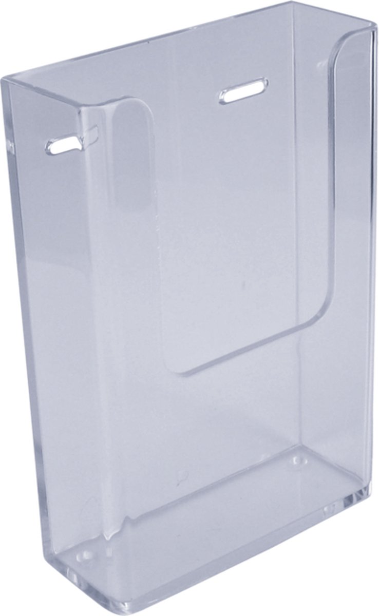 Folderhouder - Transparant - voor 1/3 (⅓) A4 (100 x 210 mm)