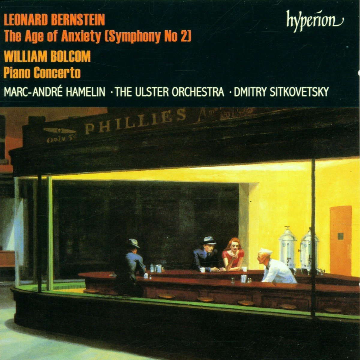 Marc-André Hamelin, The Ulster Orchestra, Dmitry Sitkovetsky - The Age Of Anxiety (Symphony No 2) (CD)