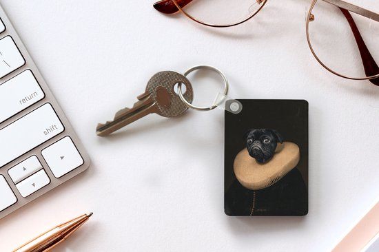 Porte-clés - Chien - Peinture - Maîtres anciens - Distribution de cadeaux - Plastique