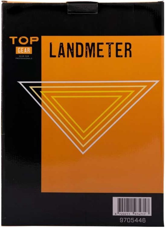 Topgear Landmeter - 100 meter - Voor grote oppervlakten - Glasfiber | bol