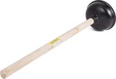 Benson Gootsteenontstopper - met houten steel - flexibel rubber - 45 cm