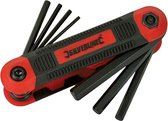 Silverline 8 delige metrische zeskantsleutel 1,5 - 8 mm