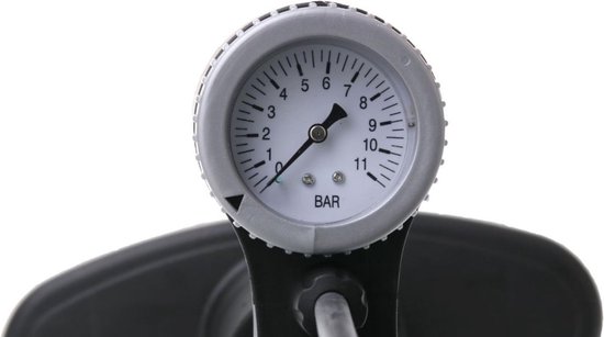 Benson. Fietspomp Profi + Manometer - Auto en Hollands ventiel - Max 11 Bar - Benson