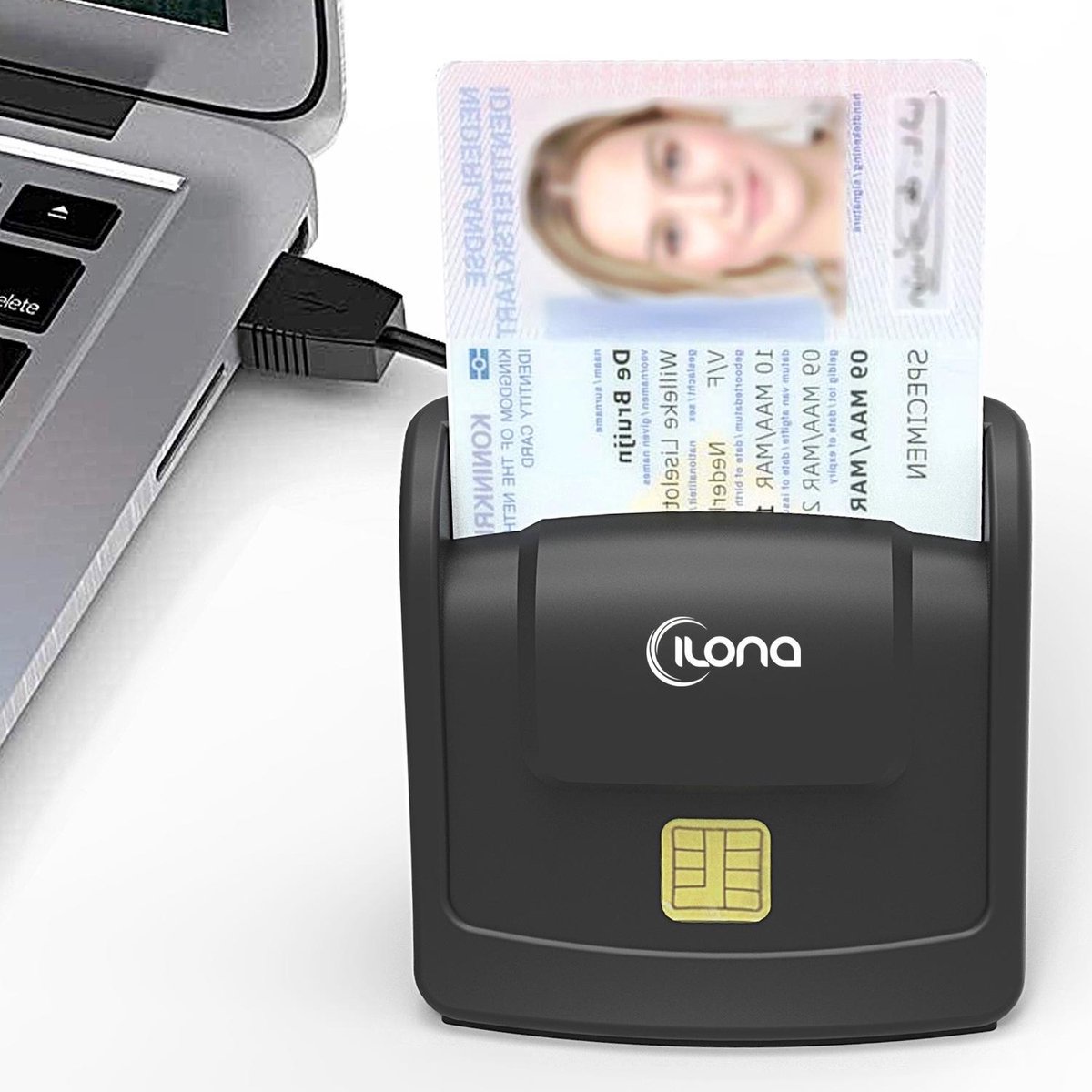 Strex eID Kaartlezer Identiteitskaart België - Smartcard Reader & eID Reader