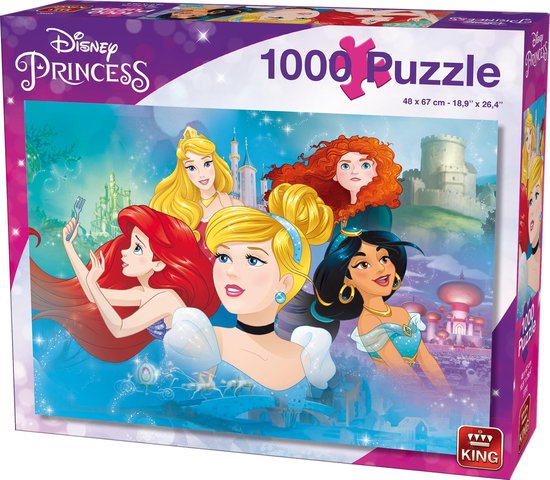 hack Zelfrespect goochelaar Disney Puzzel 1000 Stukjes - Collectors Item Prinsessen - King Legpuzzel  (68 x 49 cm) | bol.com