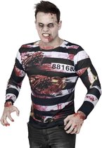 LUCIDA - Zombie gevangene shirt voor heren - M/L