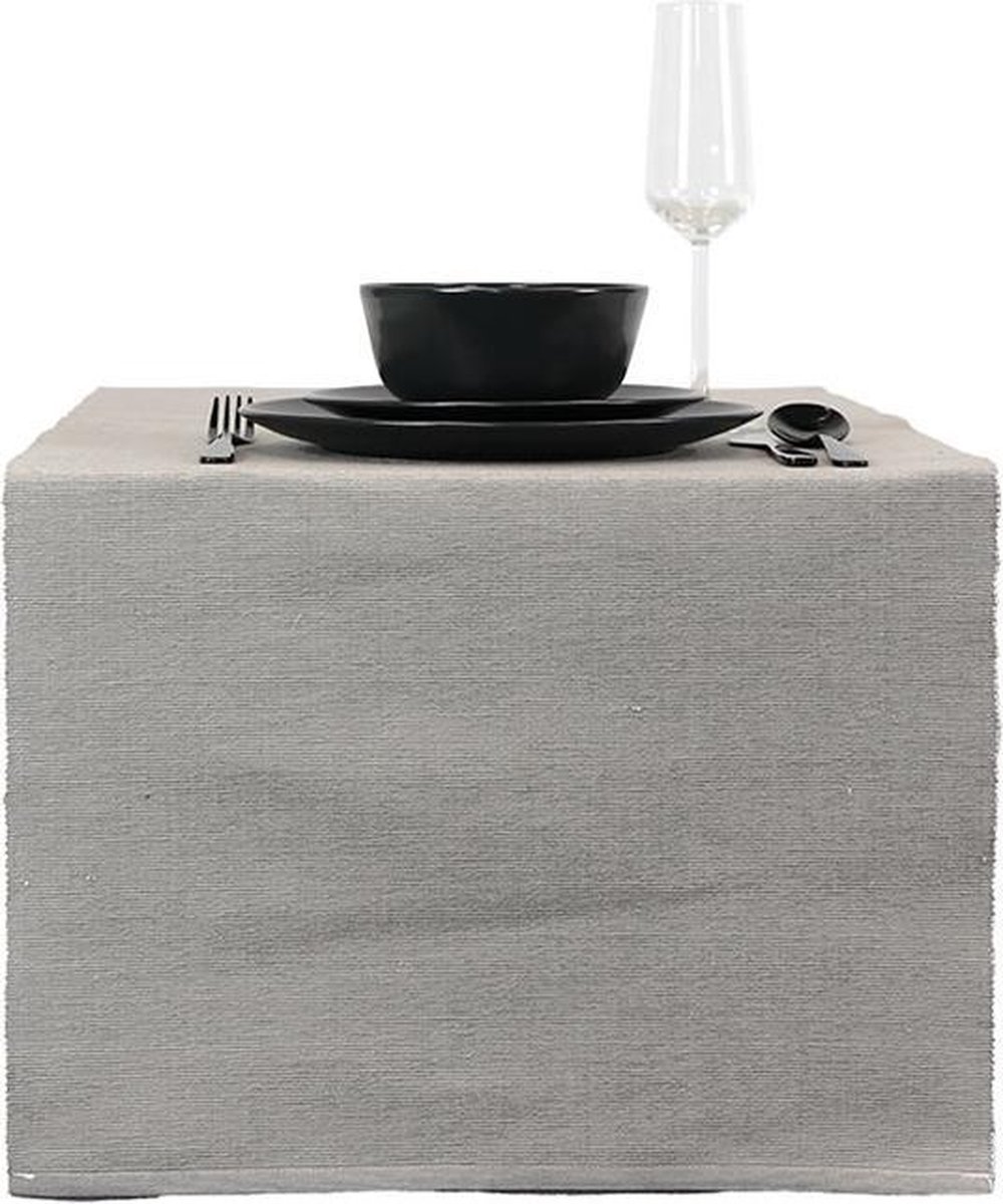 Unique Living | Tafelloper Trix 45x150cm chateau grey