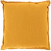 Unique Living | Kussen Scandic 45x45cm mellow yellow | Kussen woonkamer of slaapkamer