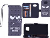 Nokia 1.4 Bookcase hoesje met print - Don't Touch My Phone 3D