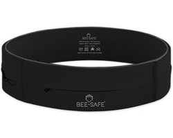 Smart Waistbelt ZIPPER | BEE SAFE black -L- | heuptas | telefoonhouder | hardloopriem | drinkgordel