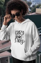 Dog Hair Don’t Care Schattig Hoodie,Grappige Hoodie,Unieke Cadeaus Voor Hondenliefhebbers,Kwaliteit Unisex Sweatshirt Met Capuchon,D004-001W, 4XL, Wit