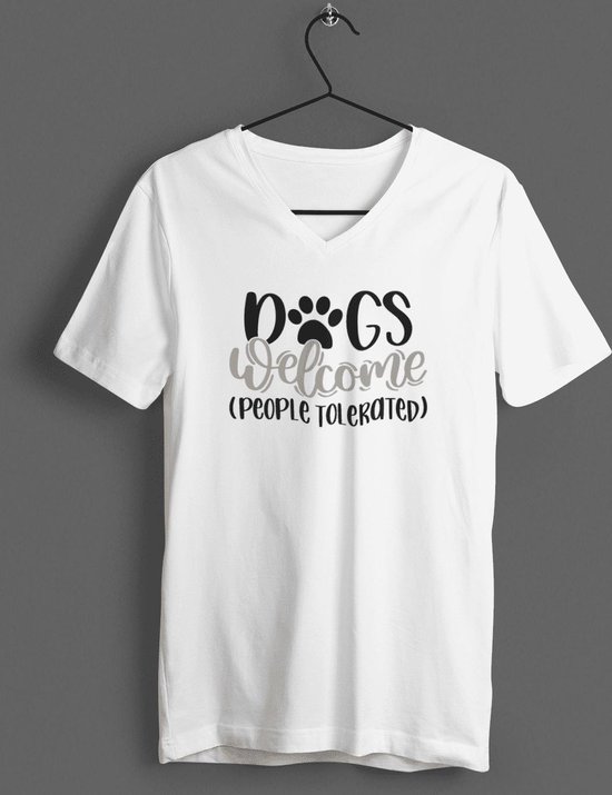 Dogs People Tolerated TShirt, Funny Dog Themed TShirts