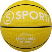 Basketbal | Sporti | SF-300 | Schoolbasketbal | Maat 3 | Geel | Mini Basketbal | Recreatie | Slijtvast