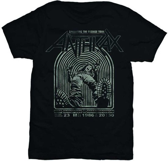 Anthrax - Spreading The Disease Heren T-shirt - XXL - Zwart