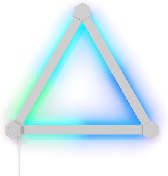 Nanoleaf Lines 60 Degrees Uitbreidingspakket - 3 Extra RGB LED Light Bars - Slimme Verlichting - Siri, Google, Alexa Compatibel