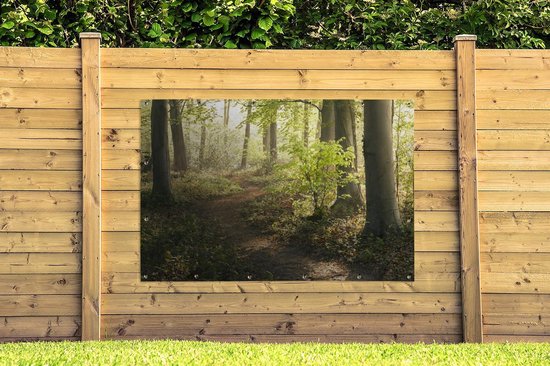 Décoration murale Forêt - Arbre - Chemin - 180x120 cm - Affiche jardin