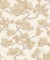 Wall Fabric pine tree cream - WF121012