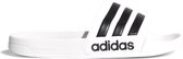 Adidas slippers Adilette tekst - UK 9 (maat 43) - wit/zwart