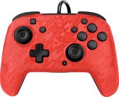 Bol.com PDP Gaming Faceoff Deluxe+ Audio Wired Controller - Red Camo (Nintendo Switch/Switch OLED) aanbieding
