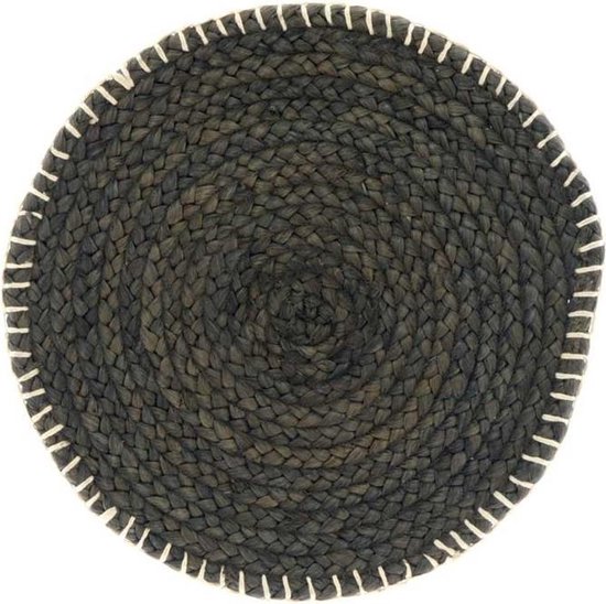 Unique Living Placemat Moke Rond Rotan Donkerbruin Ø 40cm