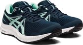 Asics Gel-Contend 7  Sportschoenen - Maat 39 - Vrouwen - petrol blauw/mint groen/wit