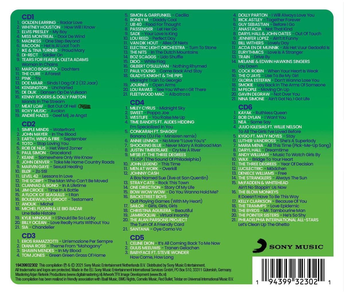 Radio 10 Top 4000 (CD) (2021), Simon & Garfunkel | CD (album) | Muziek |  bol.com