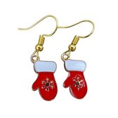 2 Love it Handschoen - Oorbellen - Lengte 2.5 cm - Kerst