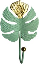 Leaf Kapstokhaak – 12 x 7,5 cm (L x B) – Groen