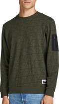 Jack & Jones Core Raider Trui - Mannen - donkergroen
