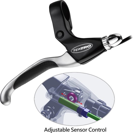 TEKTRO FL750 ST1420 Lot de leviers de frein en aluminium forgé Argenté 22,2 mm TEKTRO FL750 ST1420 Lot de leviers de frein en aluminium forgé Argenté 22,2 mm