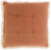 Unique Living | Chairpad Mare 40x40cm sandstone | Kussen woonkamer of slaapkamer