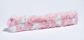 Guardog Schaatsbeschermers Fuzzies Roze met witte hartjes