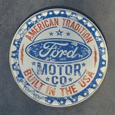 Ford - Built in USA wandbord van blik