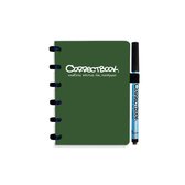 Correctbook Original A6 Forest Green-Gelinieerd - Uitwisbaar / Whiteboard Notitieboek